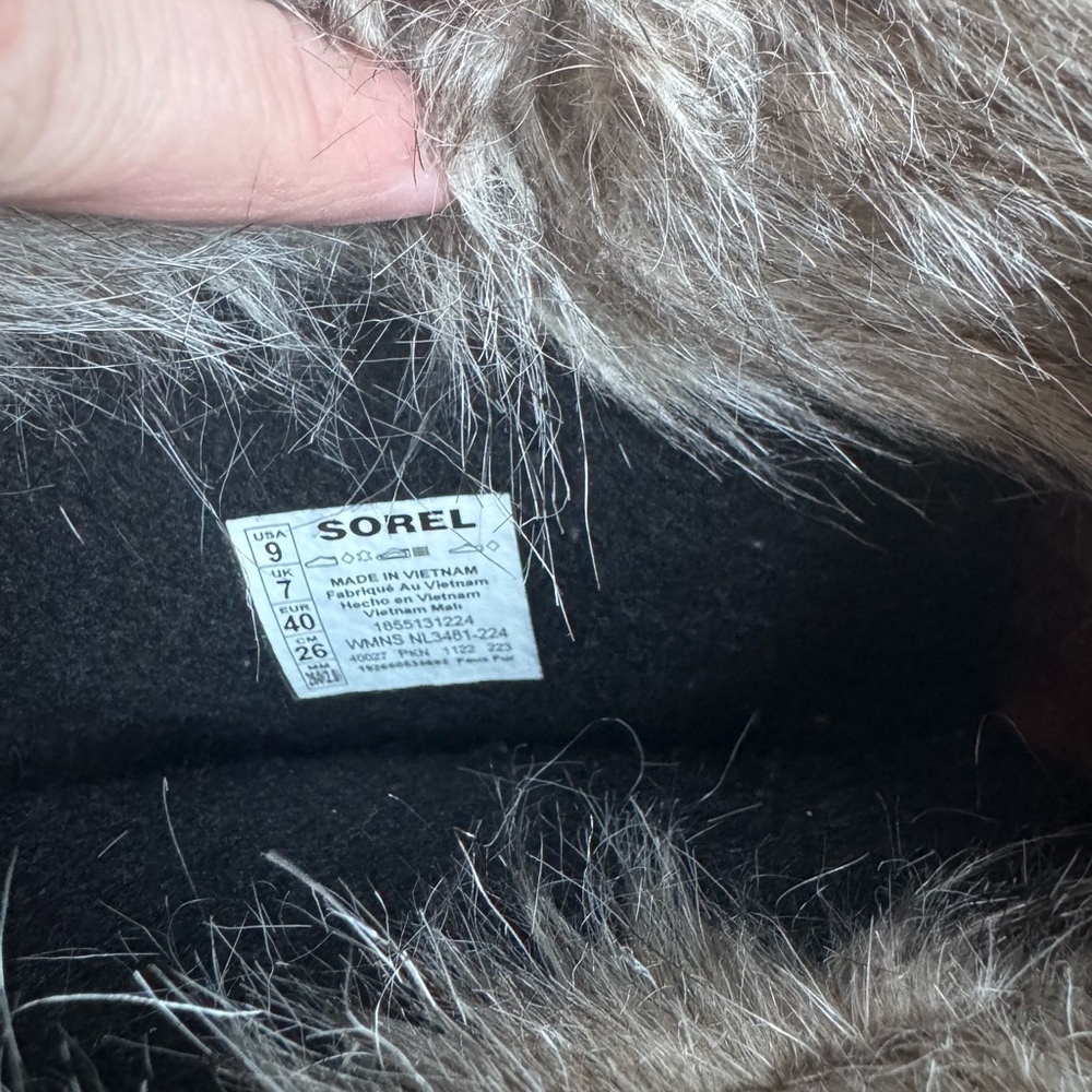Sorel Joan of Arctic Waterproof Snow Boots Women's Winter Lace Up Fur size 9.5 - Picture 6 of 6